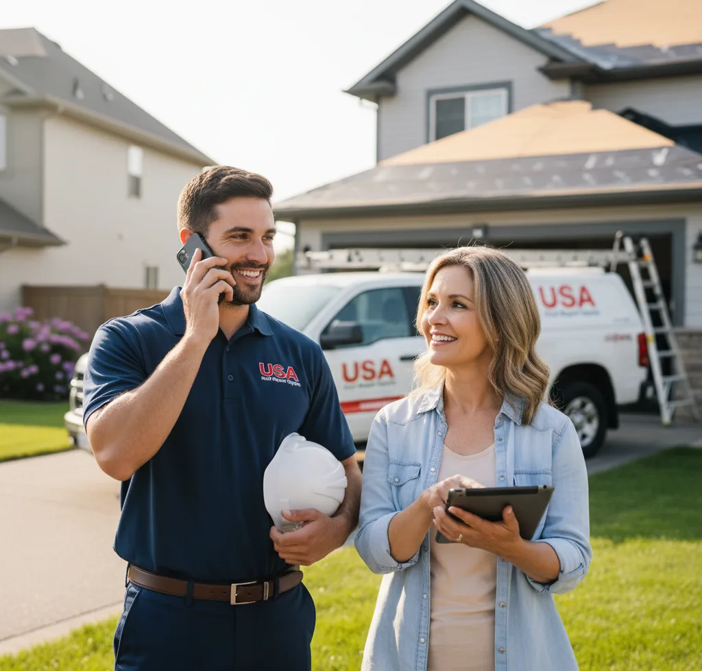 USA Roof Repair Experts customer support in Barrington
